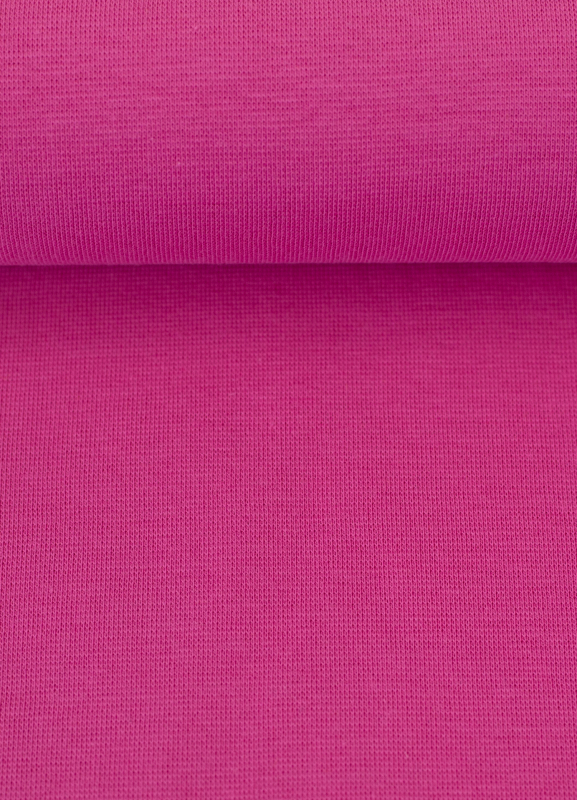 Sommersweat Uni - Maike - pink - Frühling - Sommer 26